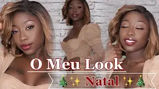 🎄 LOOK COMPLETO PARA O MEU NATAL 🎄 | ROUPA E MAQUIAGEM | ANGEL ✨🎄