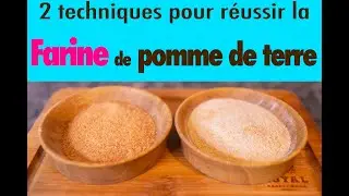 Potato flour: here are 2 techniques to make it at home