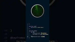 css only 🔥 radar animation 🛰 #shorts #programmingtt