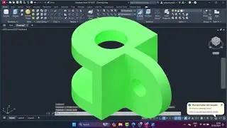 Autocad 2025 3d practice | 4K 60fps