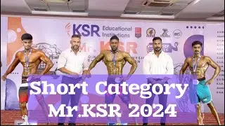 Short Men’s Physique Category Mr.KSR 2024 State Level Bodybuilding Competition ​⁠