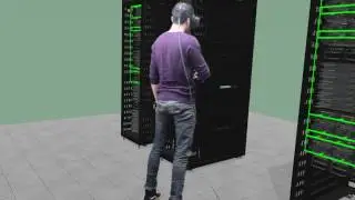 Virtual Reality Data Center Rack Configuration Experience
