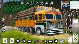 Indian CargoTrack Driver Simulator - Offroad track Driving - Android gameplay #5