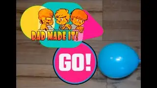 Реактивная машина своими руками: игрушка из воздушного шарика.