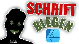 Affinity Designer Grundlagen #1 Schrift biegen ✅