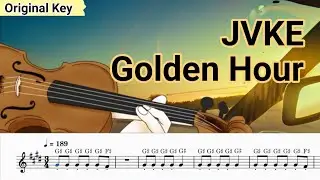 JVKE - Golden Hour Violin Sheet