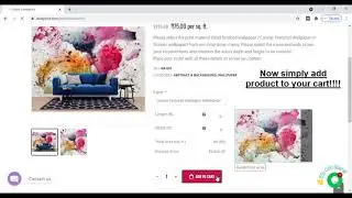 How to Select a customized wallpaper online on aadiprint