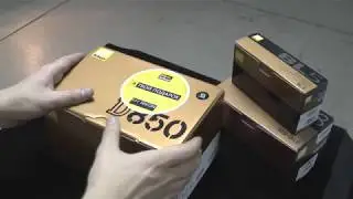 unpacking Nikon D850 and MB-D18