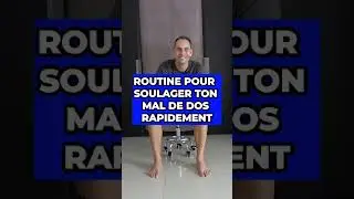 Tu as mal au dos ? Essayé ça