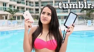 FOTOS TUMBLR NA PISCINA - COMO TIRAR