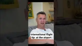 International Flights: Easy Hack to Avoid Stress at the Airport #shorts