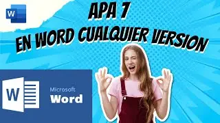 como instalar o actualizar normas apa 7MA EDICION en Word (2024) (apa 7ma edición windows 10, 11)