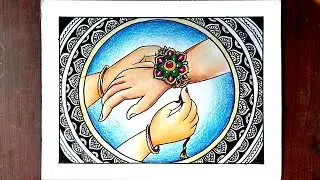 How to draw Raksha Bandhan | Raksha Bandhan Drawing | Beautiful ❤️ Raksha Bandhan Art