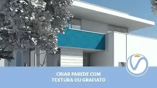 V-Ray | Como Criar Paredes com Textura ou Grafiato no V-Ray para SketchUp
