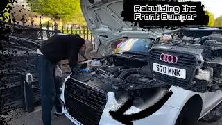 Rebuilding the Front Bumper | Installing Gloss Black Grille and Fog Light Trims | Audi A1 (8X)
