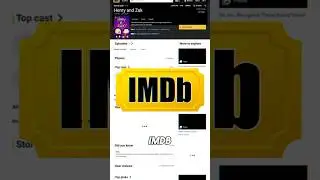 YOU CAN NOW RATE HENRY AND ZAK EPISODES ON IMDB!!