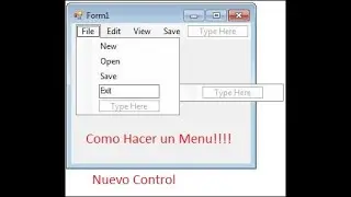 Programacion en Visual Basic (2020) Video 14 / MenuStrip/ Como hacer un menu en VB/