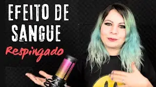 3 materiais para fazer sangue efeito respingado