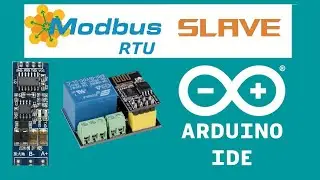 Modbus RTU Slave for ESP8266 ESP32 with Home Assistant control example