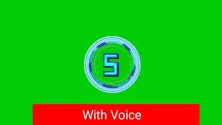 5 Seconds Countdown Timer With Voice And Go green Screen ✅| Green Screen Countdown