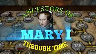 Ancestors of Mary I through time (Tudors)
