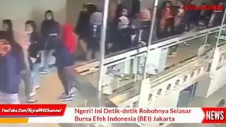 Ngeri! Ini Detik-detik Robohnya Selasar Bursa Efek Indonesia (BEI) 77 Luka-luka