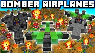 🦅 Minecraft Bedrock 1.19 | 3 TYPES OF BOMBER AIRPLANES!