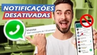 Como [Desativar as Notificações do Whatsapp] na Tela Fácil ✅