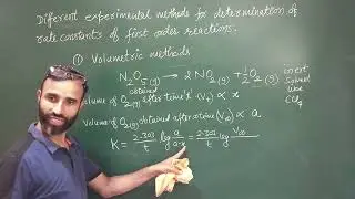 methods of determination of rate constant / volumetric / optical rotation / pressure