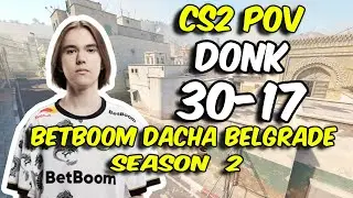 CS2 POV | Spirit donk (30/17) vs Falcons (Dust2) BetBoom Dacha Belgrade Season 2