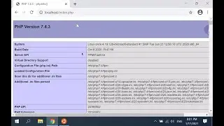 Install Nginx and PHP on WSL / Ubuntu 20.04