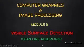 SCAN LINE ALGORITHM