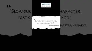 "Slow Success Builds Character, Fast Success Builds EGO" || Motivational Video || Attitude Academy