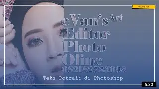 Cara Membuat Efek Potret Teks di Photoshop 