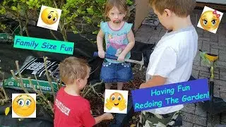 Kids Redoing The Garden - Family Fun (2018)