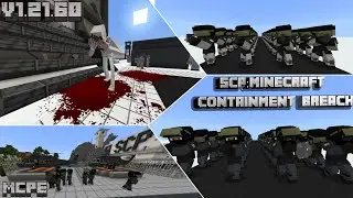 SCP: MINECRAFT CONTAINMENT BREACH ADD-ON MINECRAFT MCBE MCPE V1.21.60