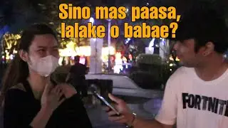 SINONG MAS PAASA? LALAKE O BABAE?