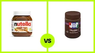 10/20  Brand  Comparison  ---  Nutella vs Jif Hazelnut Spread  🍫🥄🍯