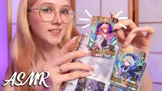 ASMR Relaxing Genshin Impact cards sorting ❤️ Sanya ASMR