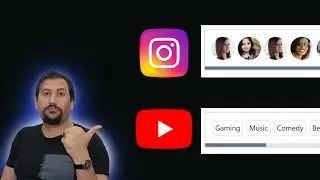 Custom Horizontal scrollbar like Instagram Stories using Tailwind CSS
