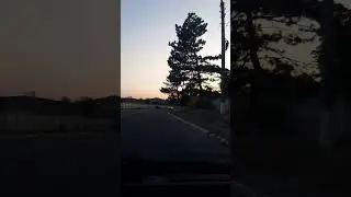 Вечерние Флорешты после Заката, Мы едем за Солнцем...И все жто Суета Сует..
