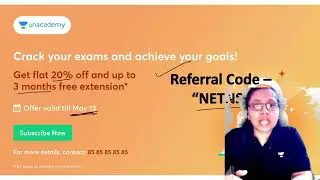 Unacademy Subscription Offer #unacademy_subscription_in_description #unacademycsirnet