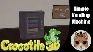 Simple vending machine in Crocotile 3D