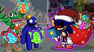 Rainbow Friends FUSION vs Sonic.EXE | FNF Animation Triple Trouble Friends To Your End. Swap FNF