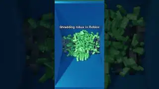 Roblox shredder! (ROBUX)