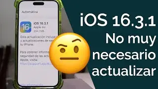 iOS 16.3.1 - NO ES TAN NECESARIA EN TU IPHONE