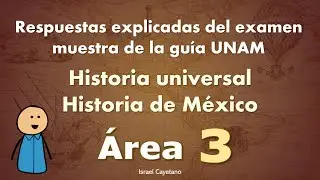 Guía Historia Universal y de México UNAM 2022 - Respuestas explicadas