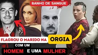 PEGOU O MARID0 NA CAMA com um H0MEM e uma MULHER e ASSASSIN0U os 3 em um ATAQUE DE FÚRIA