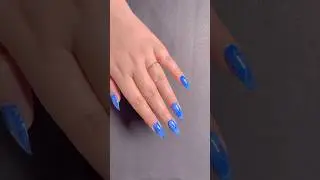 Easy marble nail art design without water for beginners🌼#shorts #nailart #naildesign #youtubeshorts
