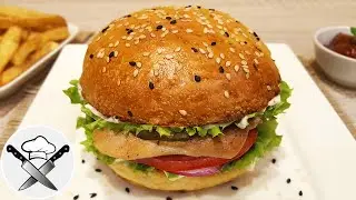 🍔 A delicious homemade chicken burger recipe. Chickenburger